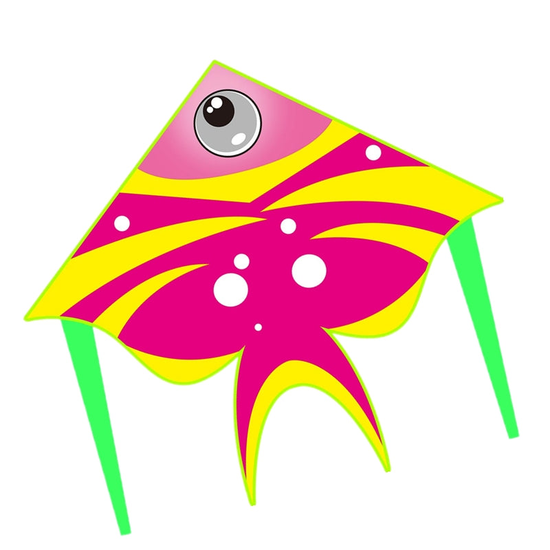 free shipping fish kite for children reel outdoor game flying toys for kids game from fabric beach wind parrot ikite factory