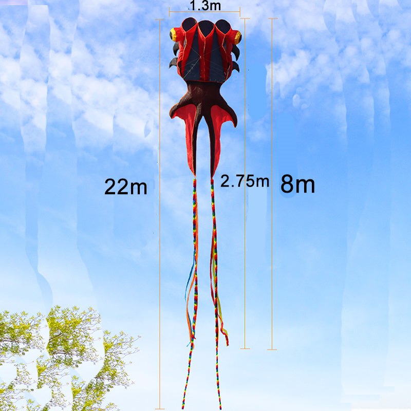 New 3D Boneless Kite for Big Goldfish Adults is a Large High End Three Dimensional Soft Kite That Is Easy to Fly