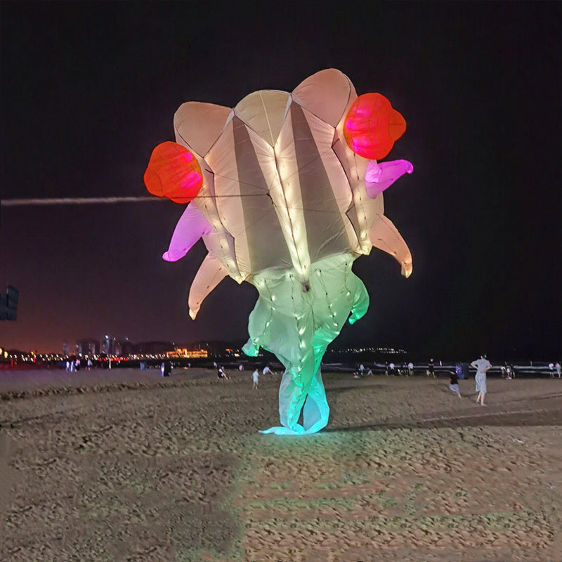 Free Shipping led kites flying for adults kites led octopus kites jellyfish kites goldfish kites trilobites kites inflatable