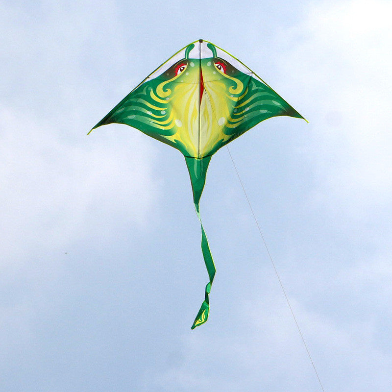 free shipping devil fish kites flying toys for children kites goldfish kites shark kite breeze kites cartoon kite nylon line koi