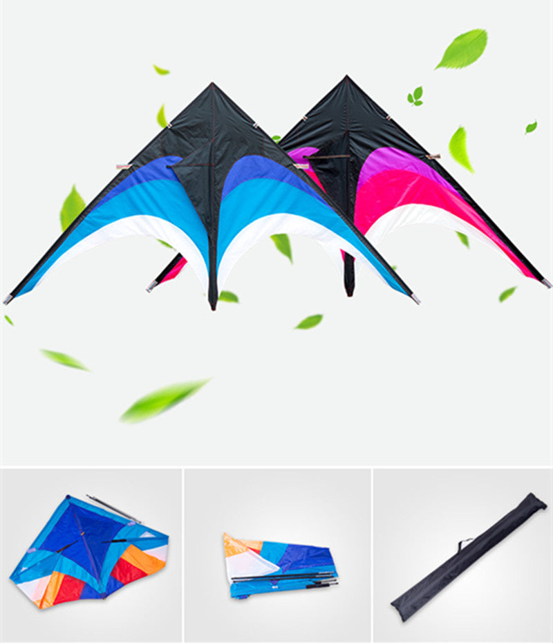 Free shipping children kites flying toys professional wind kites string line ripstop nylon kites factory kites for kids rainbow