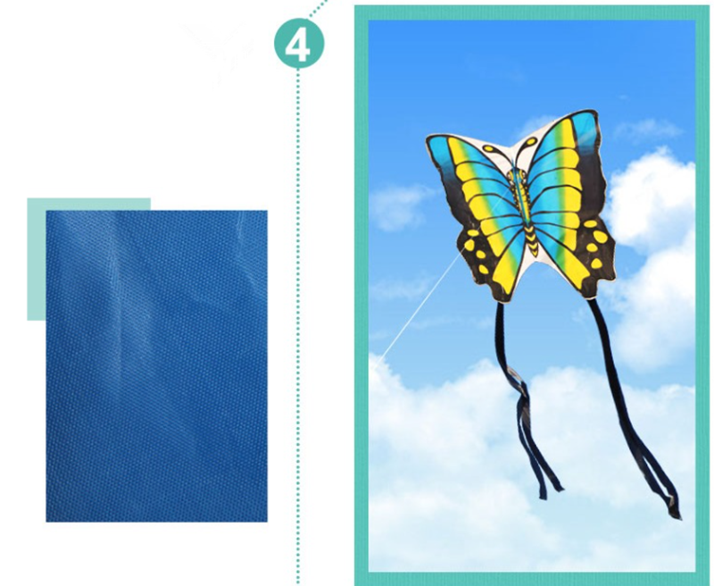 free shipping butterfly kites flying toys for children kites line nylon kites surf professional wind kites volantines child kite