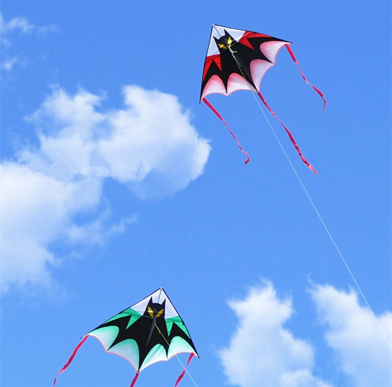 free shipping large bat kite flying children kite reel outdoor sports game kids toys ripstop nylon fabric primaris koinobori