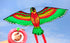 free shipping parrot kites flying toys for children kites reel weifang kites factory volantines rainbow high paraglider fishing