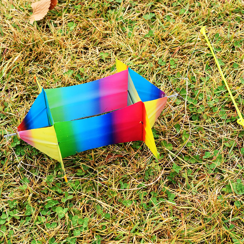 free shipping PE rotating kite flying toys for children kites 3d kites snake coil show kites colorful flying weifang kites fish