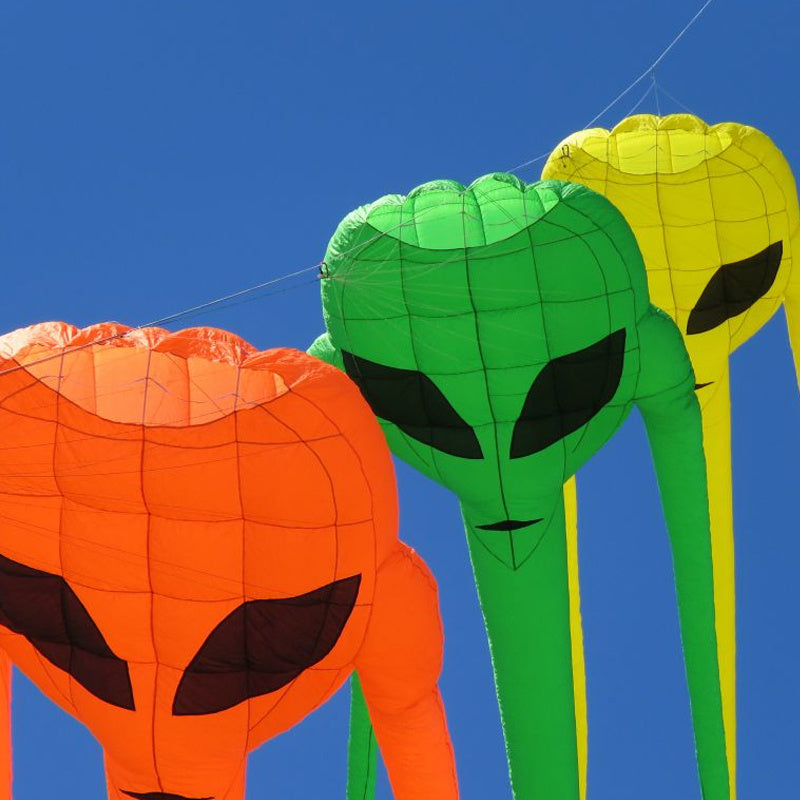 Free Shipping 10m Alien Kite Line Laundry Pendant Soft Inflatable Show Kite for Kite Festival Best 30D Ripstop Nylon Fabric with Bag