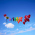 Free Shipping 7color 2.45m~3m Fish Kite Line Laundry Pendant Soft Inflatable Show Kite for Kite Festival 30D Ripstop Nylon Fabric with Bag