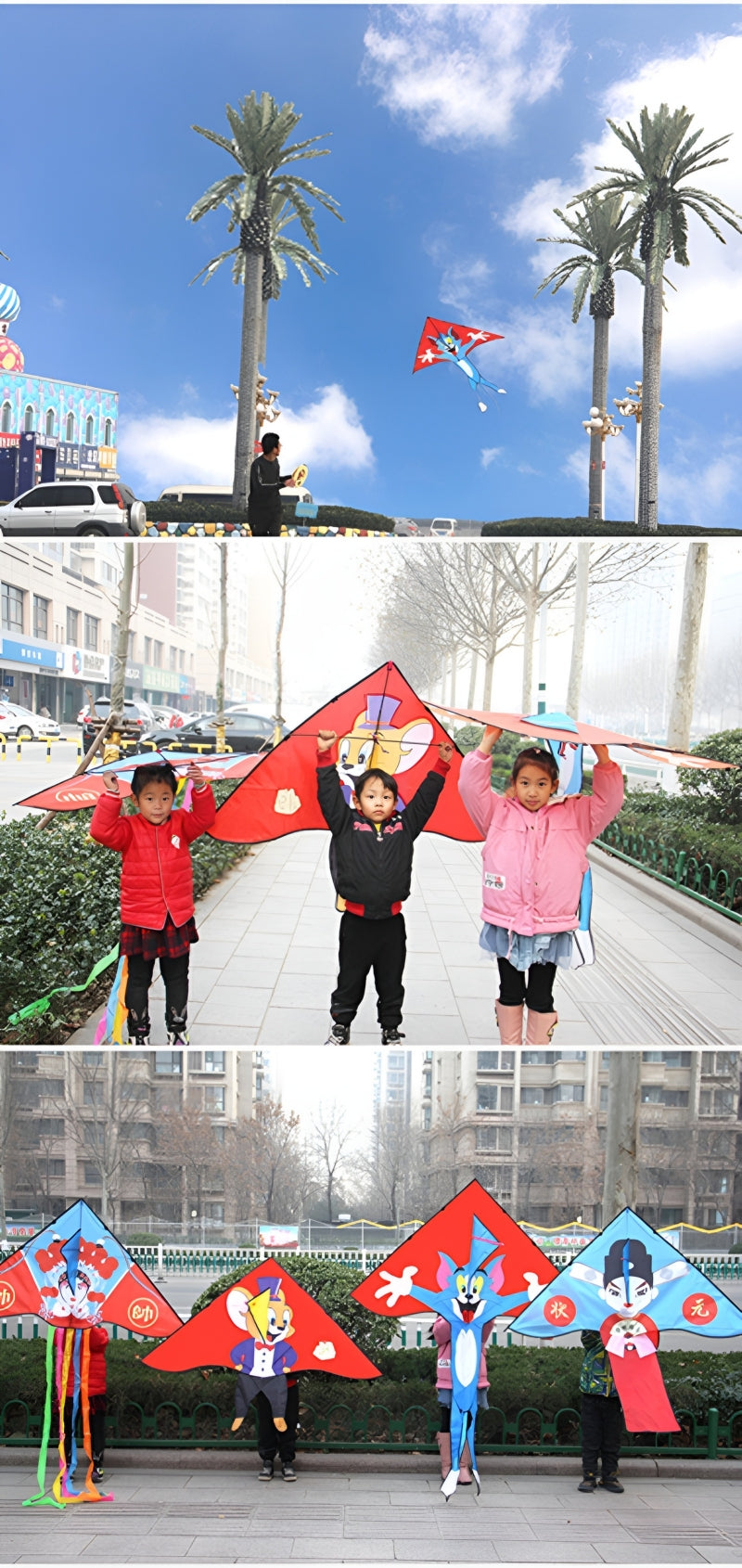 free shipping new kites flying for children kites factory with handle line ripstop nylon kites reel toys for boys outdoor games