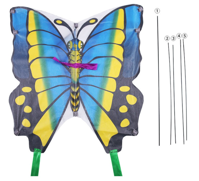 free shipping butterfly kite outdoor children kite flying toys ripstop nylon birds eagle kite parachute weifang kite factory new