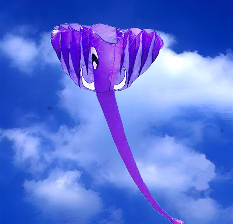 free shipping elephant kites giant soft kite flying for kids kites professional wind kites nylon kevlar line voar pipe parachute