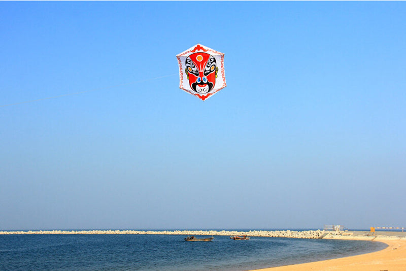 free shipping peking opera kite traditioal kites flying for adults kites parachute kites hexagonal kite better kites factory koi