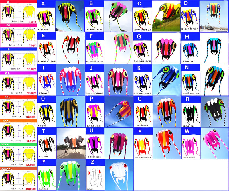 free shipping trilobites kite factory weifang big kite for adults soft kites inflatable kites octopus kite ikite jellyfish kites