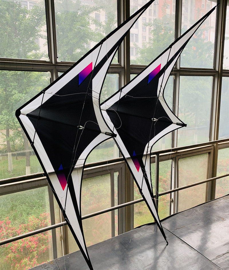 free shipping Black Feather 240cm dual line stunt kite Freilein kite factory outdoor koi paraglider professional wind kites