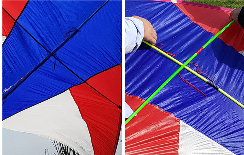 free shipping real parachute kite flying breeze kite for adults kites cerf volant kevlar line paraglider ripstop delta kites