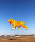 free shipping tiger kite pendant ripstop nylon fabric soft kite for adults kites line streaks giant kites factory paraglider