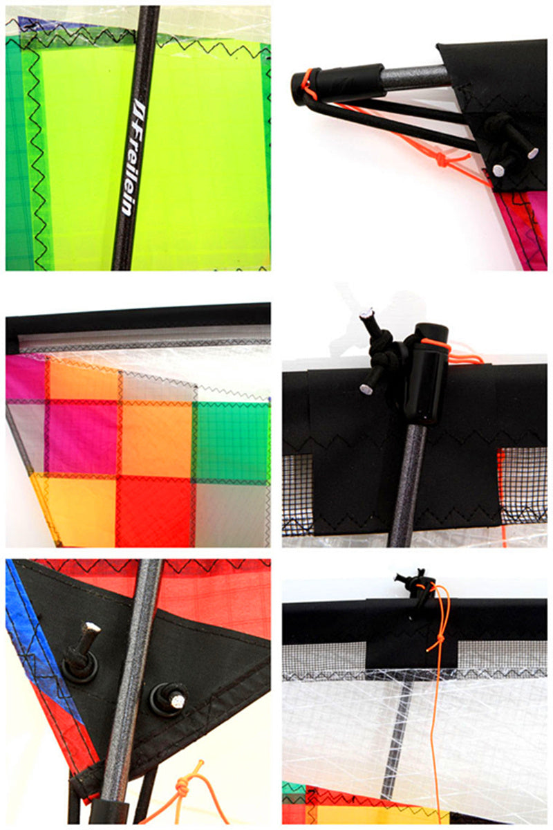 free shipping Mosaic pro quad line kite adults stunt kites parachute Freilein kite factory outdoor koi paraglider parapent