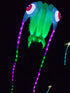 free shipping 20m led octopus kites flying trilobites kite for adults kite string line windsurfing led fish kites with battery