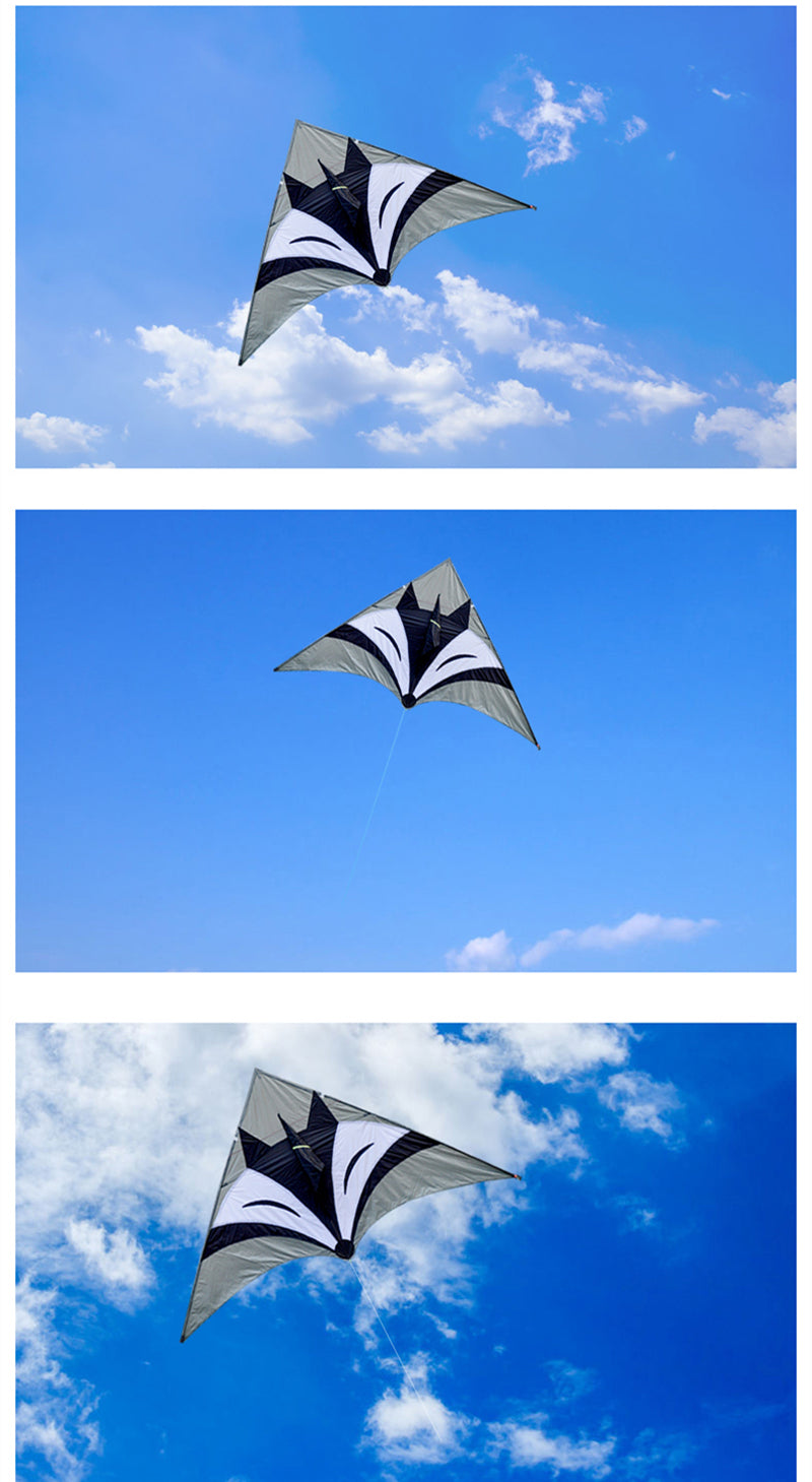 free shipping large fox kites for adults delta kite flying outdoor sports kites ripstop nylon fabric parachute kite lightweight