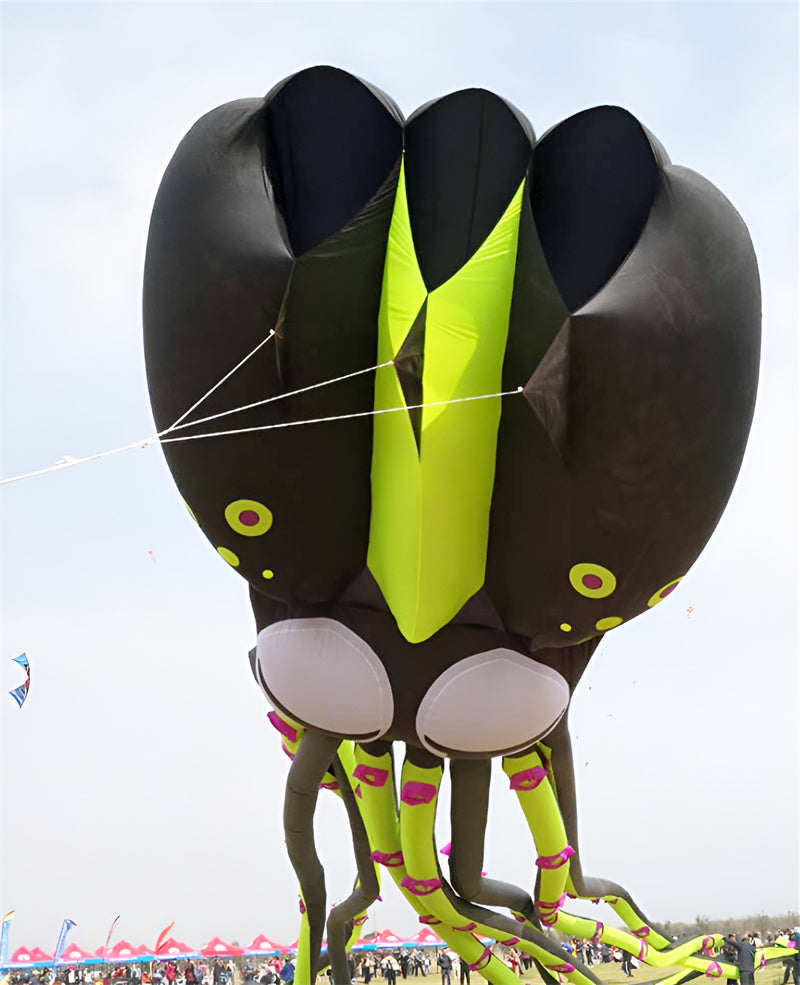 free shipping large octopus kite flying soft kite display kites for adults kites parachute professional kites inflatable kites