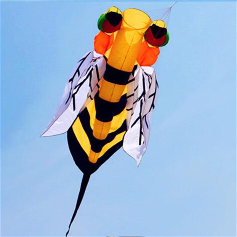 free shipping soft bee kite outdoor flying toy big kite weifang kite factory octopus kite for adults kite reel parachute arnes