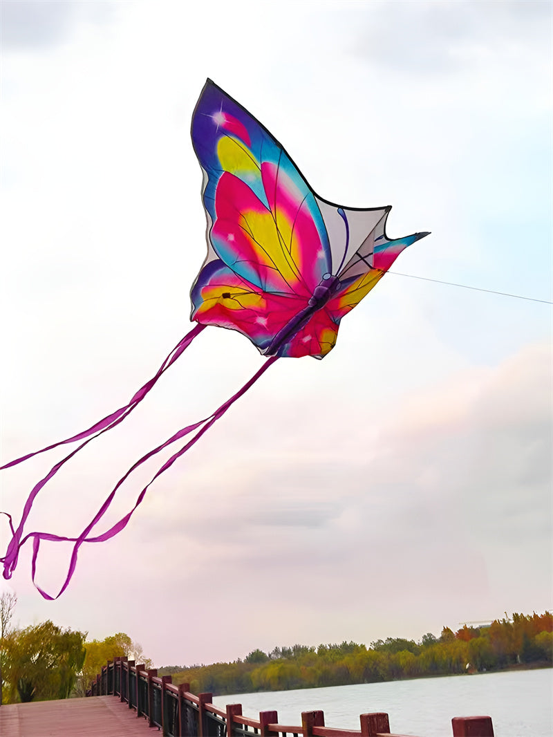 free shipping butterfly kites flying for kids kites nylon kites factory professional winds kites recreational reel flying fairy