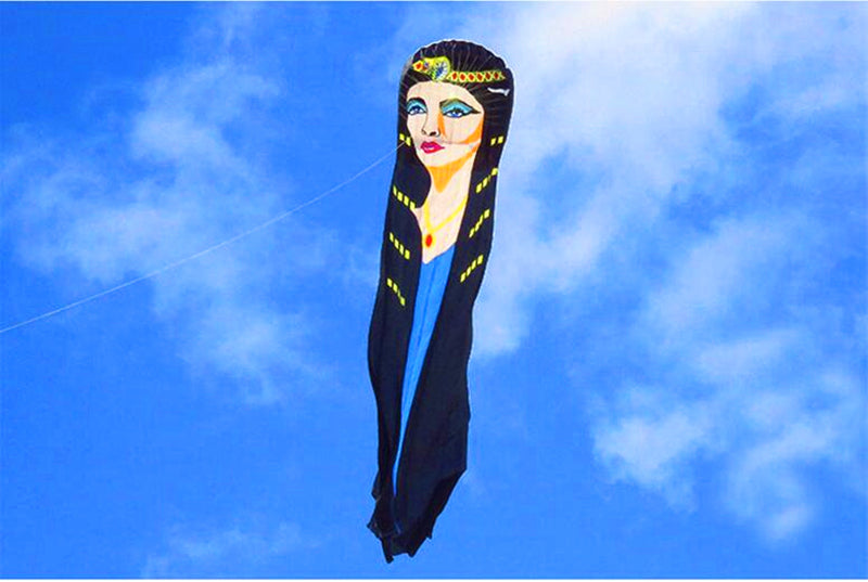 free shipping 24m large kite flying soft kite reel parachute nylon fabric giant inflatable kite weifang kite pilot factory tails