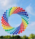 free shipping 15m ring kites flying outdoor professional winds kites rainbow kites dragon paragliding display kite factory ikite