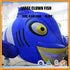 free shipping 3d clown fish kite pendant inflatable kite string reel animated kites bird kite for adults kites flying dragon koi