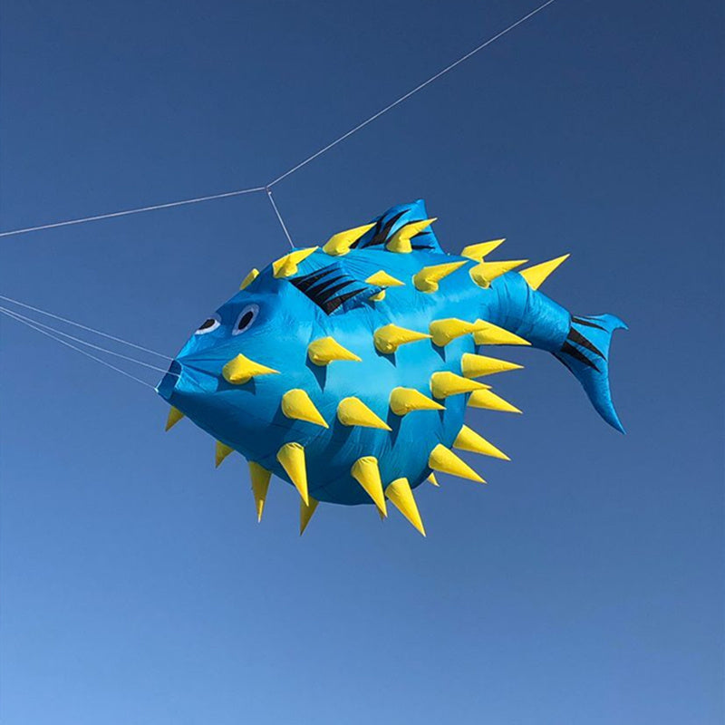 free shipping puffer fish kite pendant flying outdoor toys wind kites for adults kite reel voar pipe parachute windsurf Smoking