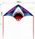 Free Shipping Shark kites flying toys for children kites outdoor sports kites line professional kite flying fish power kite Toys