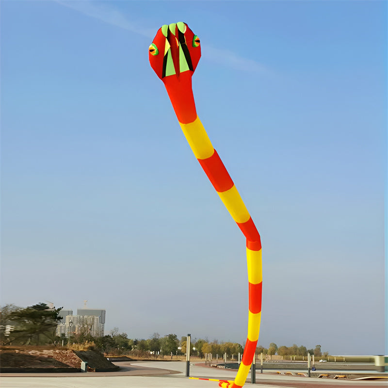 Free shipping professional kites snake soft kites for adults kite flying steering kites inflatable kite show huge kite bird big