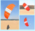 free shipping 210cm dual line sport power kite flying for new beginner parachute rainbow umbrella nylon fabric paraglider koi