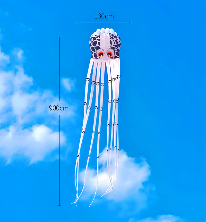 free shipping octopus kite inflatable kite flying nylon soft kites for adults parapente voo livre profissional cerf volant