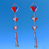 free shipping large kite windsocks flying show kite tails inflatable kite pendant outdoor game children paragliding wing Single