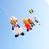 Free Shipping inflatable kite pendant flying soft kite windsocks kites show windrad inflatable toys drachenflieger 3d kites