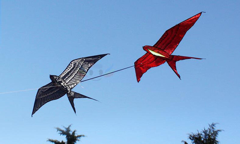 free shipping 2pcs/lot pole swallow kite flying traditional kites for adults kite line dragon kite factory ikite air snakes kite