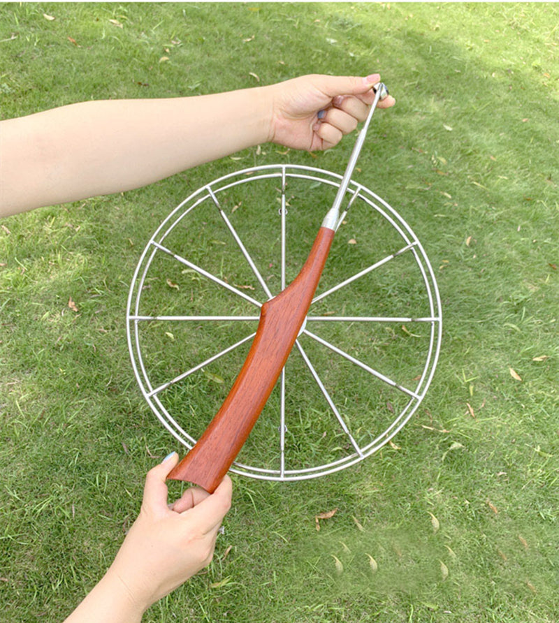 free shipping 36cm large kite reel for adults wheel flying eagle kite string line stainess steel professional kite parachute toy
