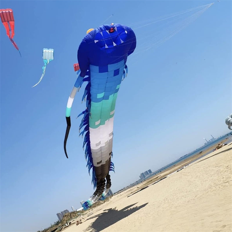 Free Shipping 15m Ancient Trilobite Kite Line Laundry Pendant Soft Inflatable Show Kite for Kite Festival 30D Ripstop Nylon with Bag