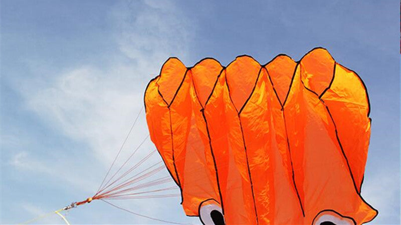 free shipping children kite flying toys octopus kite inflatable kites factory walk in sky outdoor fun ikite professional winds