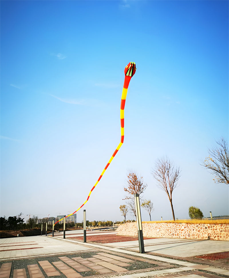 Free shipping professional kites snake soft kites for adults kite flying steering kites inflatable kite show huge kite bird big