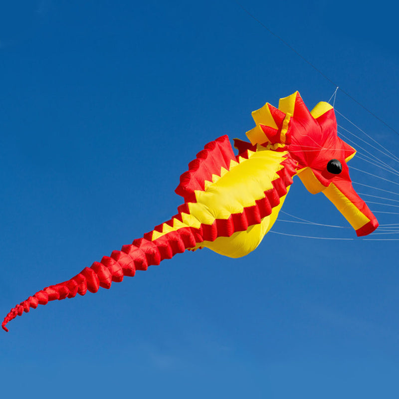 free shipping seahorse kites for adults soft kite string flying outdoor toys power infaltable kites pendant kitesurf factory