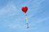 free shipping inflatable kites heart kites fly nylon fabric kite weifang kite string steering kite outdoor toys for adults kites