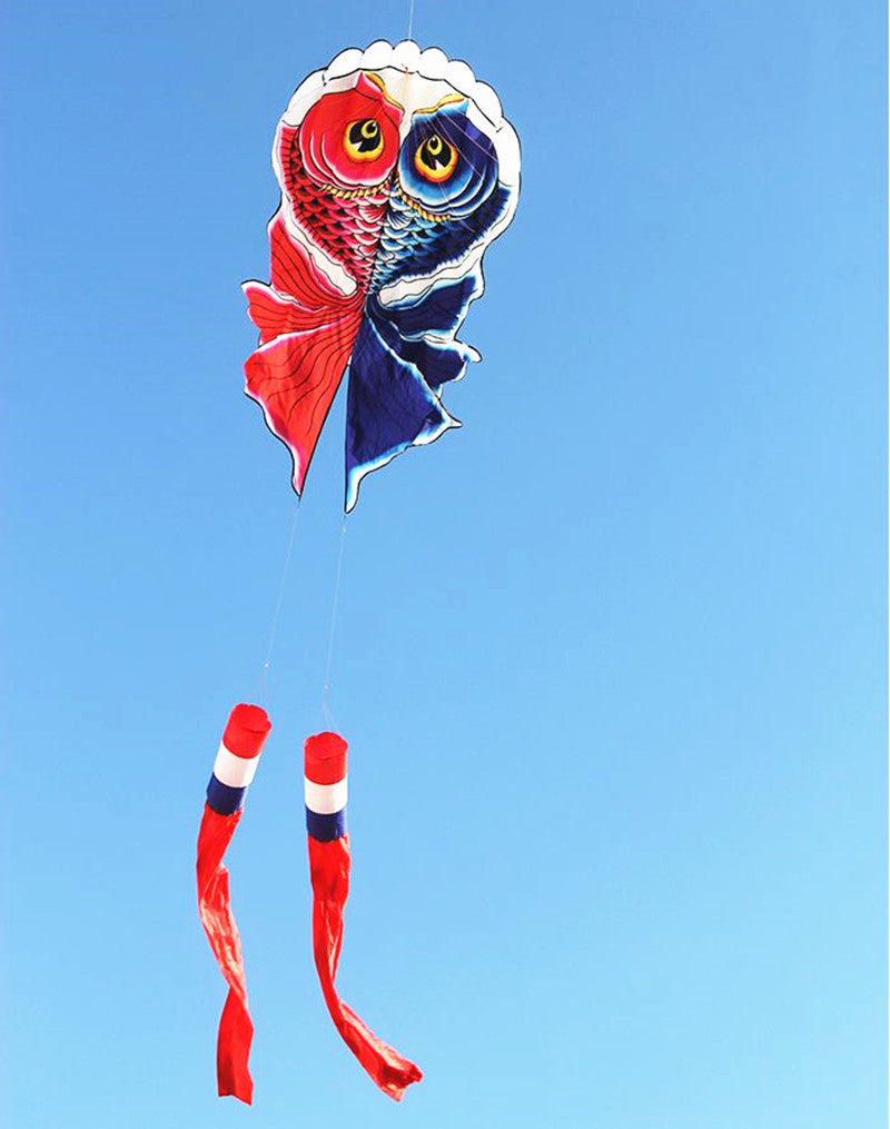 free shipping fish kite flying soft kite for adults inflatable kites windsocks kite parachute professional kite factory sell koi