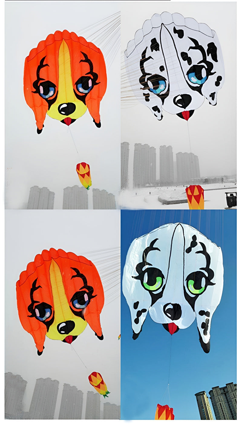 free shipping large dog kite flying professional kite factory walk in sky animal kite outdoor toys weifang kite real parachute