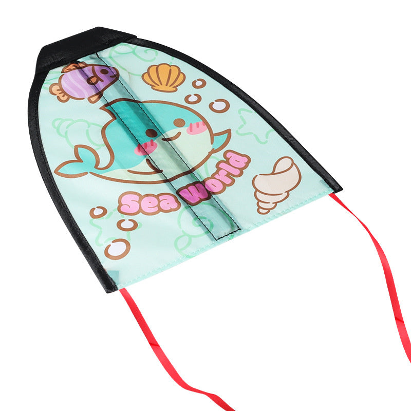 Free Shipping 10p Ejector toys outdoor toys flying kites for children kites string line fun toys flying kite rip stop for kite