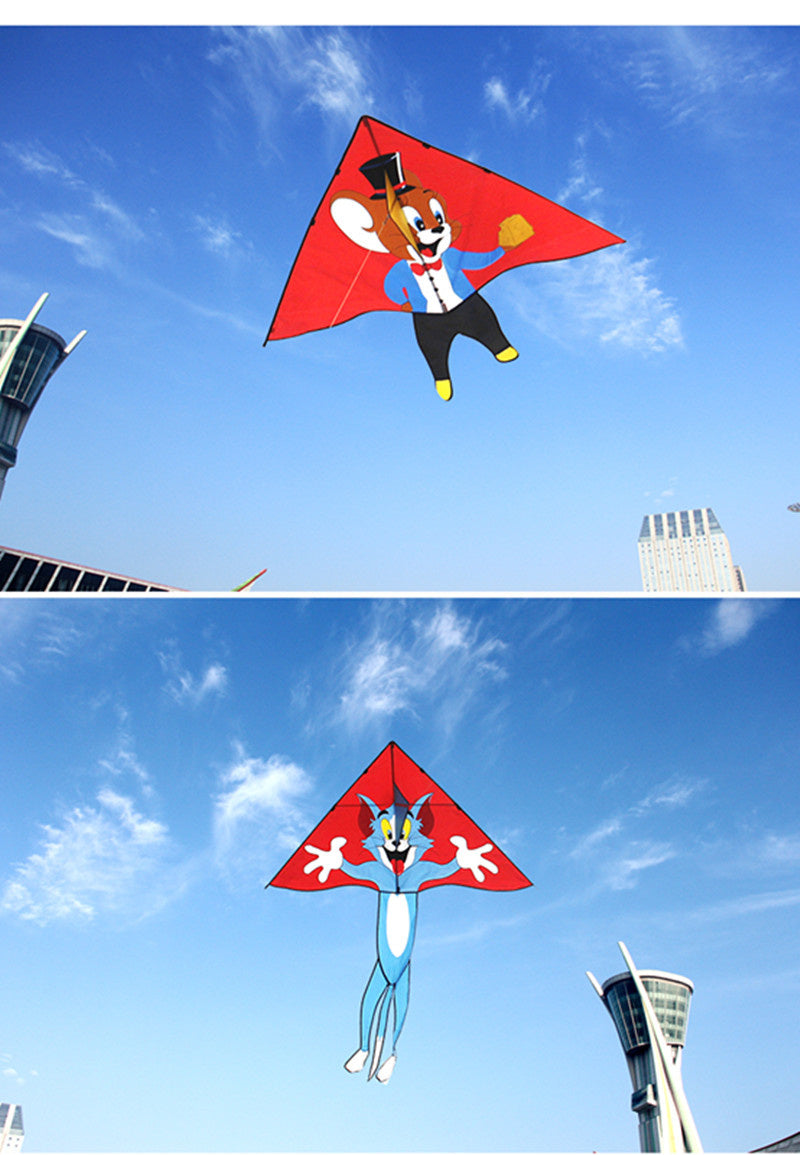 free shipping new kites flying for children kites factory with handle line ripstop nylon kites reel toys for boys outdoor games