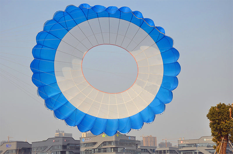 Free shipping 5m kite ring pendant kites windsocks giant kites shows electric shocker parplan spinnaker kites for adults