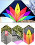 free shipping 2m large delta kite flying toys line kids kites factory delta kites flight kite string reel beach wind parrot game