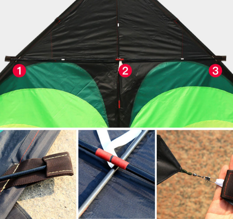 free shipping giant prairie kites light breezes fly Weifang's new adult outdoor toy flying