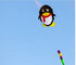 free shipping penguin kite flying soft kite weifang kite factory string walk in sky wind sock parachute kite prince kite sell
